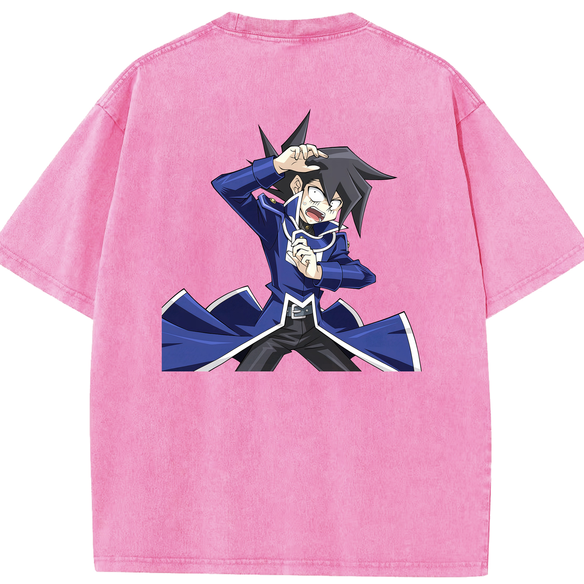 （画像用） 遊☆戯☆王 Yu-Gi-Oh! 綿100% ヴィンテージ風 半袖Tシャツ（背面プリント）